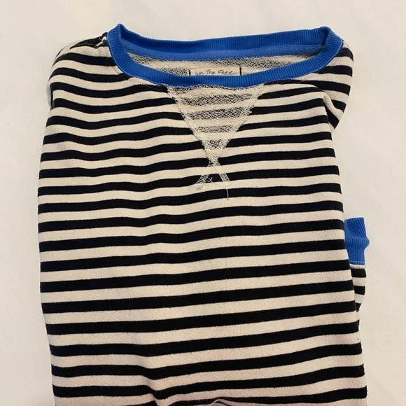 Free People Striped Classic Crewneck - Picture 3 of 4